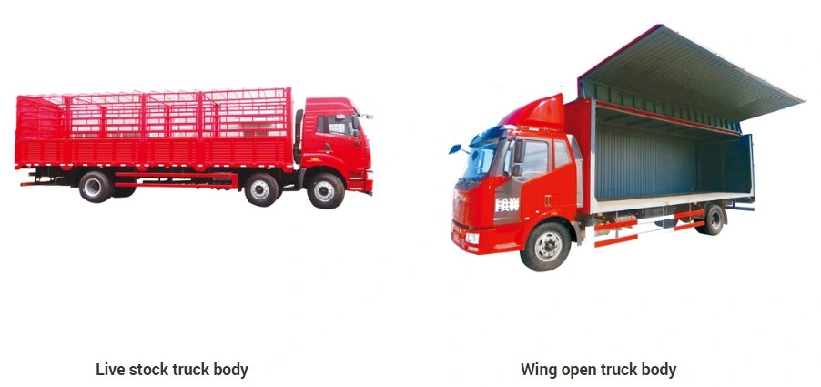 Hailong Group Wing Open Prefabricated Bodies Truck Pickup Body Parts Side Supplies Small Truck Body
